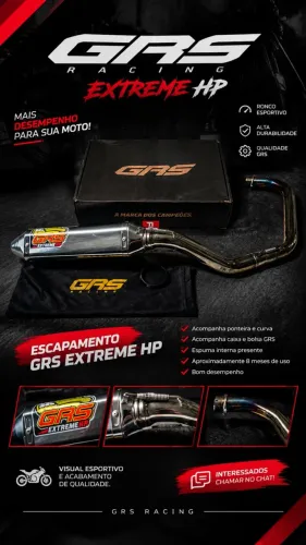 ? ESCAPAMENTO GRS EXTREME HP - COMPLETO!