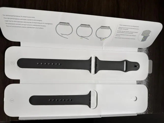 Pulseira Apple Watch 42mm a 45mm original cor Space Gray, estado de nova.