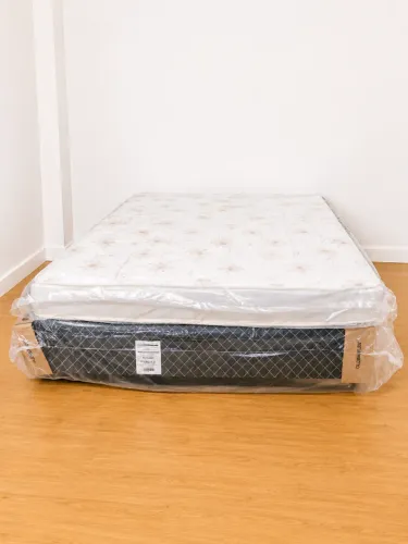 Conjunto Box Base + Colchão Casal D33 16cm - Novo