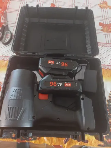Soprador turbo duas baterias 96v
