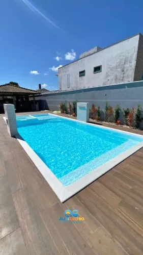 Piscina 9 mts aquecida com led e cascata 