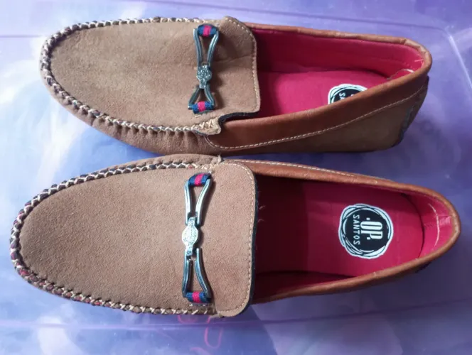 Mocassins marrom número 38 novo