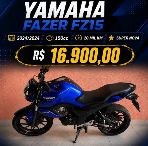 Yamaha Fazer FZ15 150cc 2024/2024 - Supernova!
