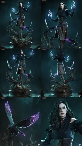 Figure Yennefer-The Witcher escala 1/6 colecionável