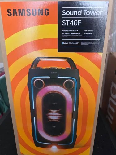 Sound tower Samsung ST40F 160W bateria - Lacrada, com NF e garantia
