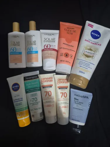 Kit de protetores e hidratantes