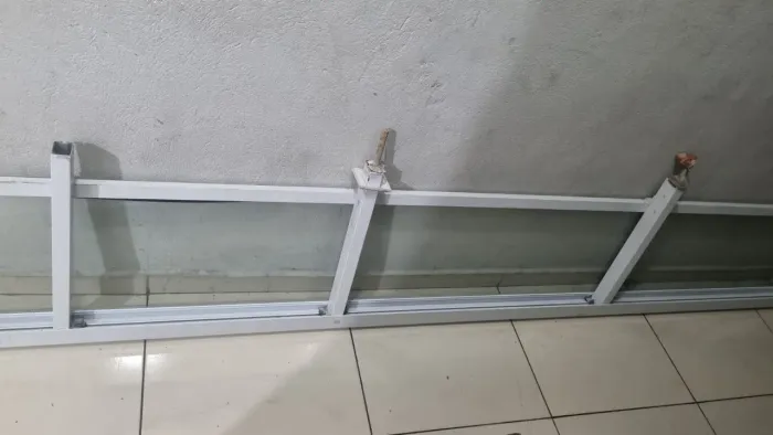 Parapeito de alumínio para varanda