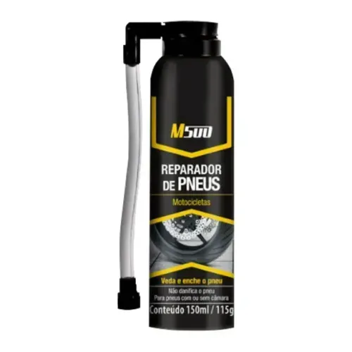 Reparador Pneu Moto Bicicleta Carro 150ml M500 Emergência