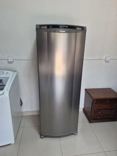 Geladeira inox seminova frostfree