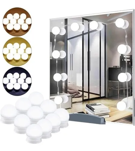Luz De Led (10 Lampadas / 3 Cores)