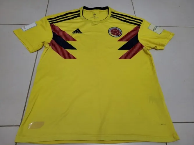 Camisa Futebol da Seleção Colômbia Adidas Copa do Mundo 2018 Rússia