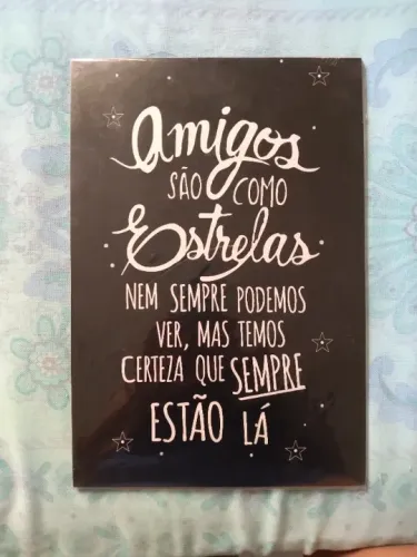 Placa Decorativa - Amizade