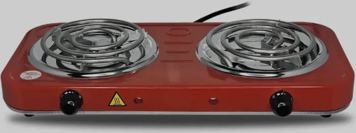 Fogão Cooktop Elétrico de Mesa 2 Bocas  2000 Watts 110v