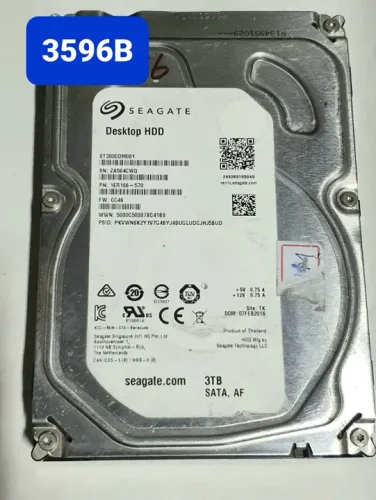 Placa HD 3 Tb St3000dm001 - Fw: Cc46 - Cod. 3596b