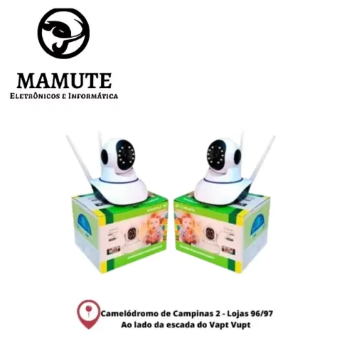 Kit 2 Camera Robo 3 Antenas Ip Wifi Sistema Yoosee