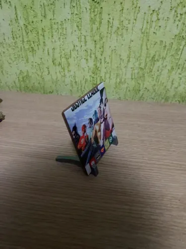 Quadro geek liga da justiça tamanho 10x10cm