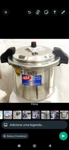 Panela de pressão profissional, 20 litros 