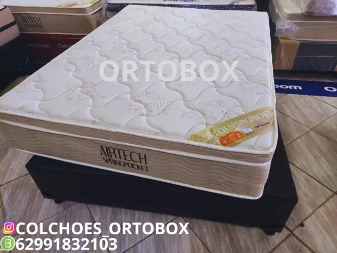 Colchão Casal da Ortobom de molas ensacadas 