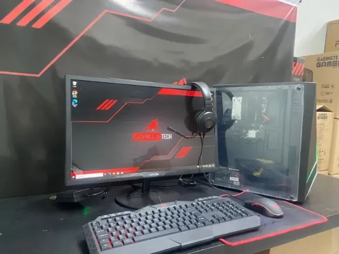 PC Gamer i5 Completo | Monitor + KIT Gamer (Novo c/ Garantia Loja!)