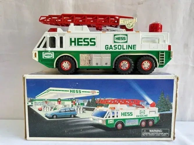 Miniatura Emergency Truck Hess 28 Cm (caixa)