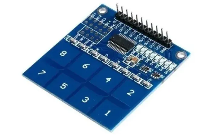 Interruptor capacitivo sensor de toque digital de 8 canais ttp226 Arduino COD-AM477 