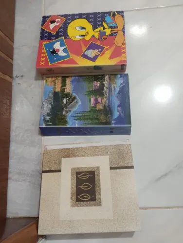 Três lindos álbuns.