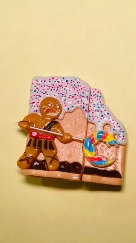 Shrek Terceiro miniatura do Boneco de Gengibre Altura 4 cm da coleção KinderOvo Kinderovo