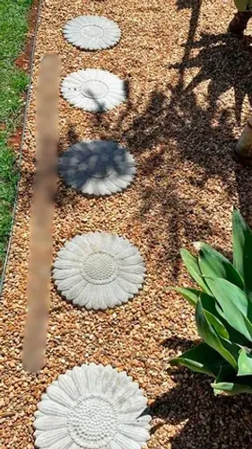 Pisadeira Margarida em concreto