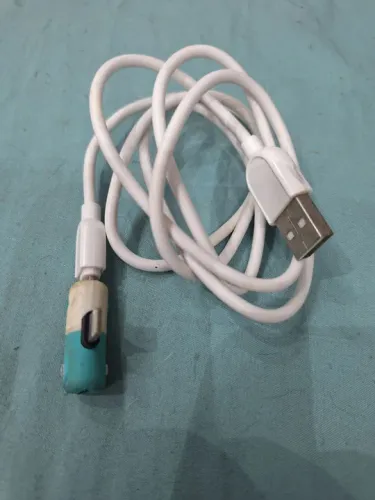 Cabo USB de Iphone com adaptador 2 em 1