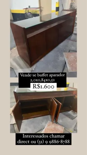 Buffet Aparador de Madeira - Ótimo estado!