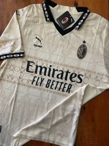 Ac Milan 2024-25 Camisa de Time Masculino Lançamento