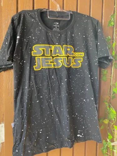 Camiseta Star com Deus Canção Nova/ Cristã/ Star Wars/ EDICAO LIMITADA