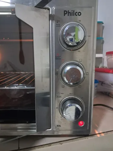 Forno elétrico sem ferrugem nem gordura grudada