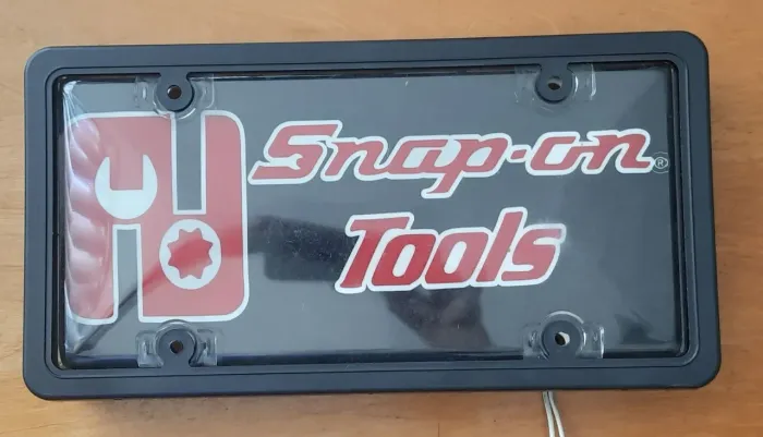 Porta placa automotiva  vintage - para exposições 