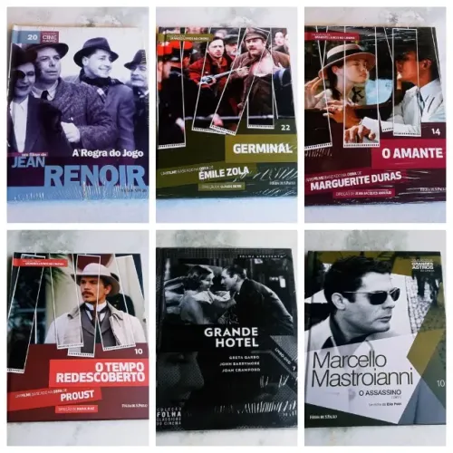 Livro + DVD - Coleção Folha de Sao Paulo - Cine Europeu - vários títulos