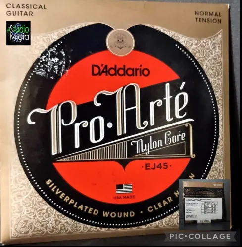 Cordas D'Addario Pro-Artê Nylon EJ45 para Violão Clássico