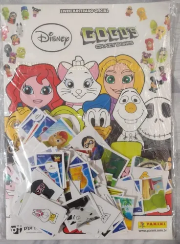 Disney Gogo's Crazy Bones - Álbum completo com figurinhas para colar