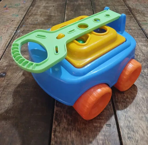 Carrinho didático me puxa