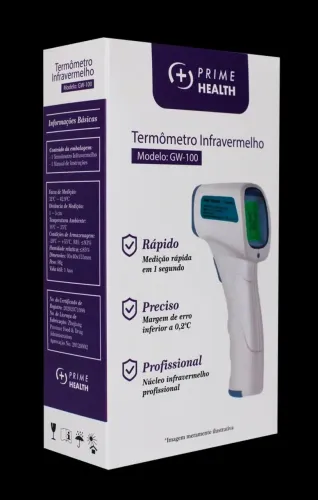 Termômetro Digital Infravermelho Prime Health 1 unidade, ref.GW-100