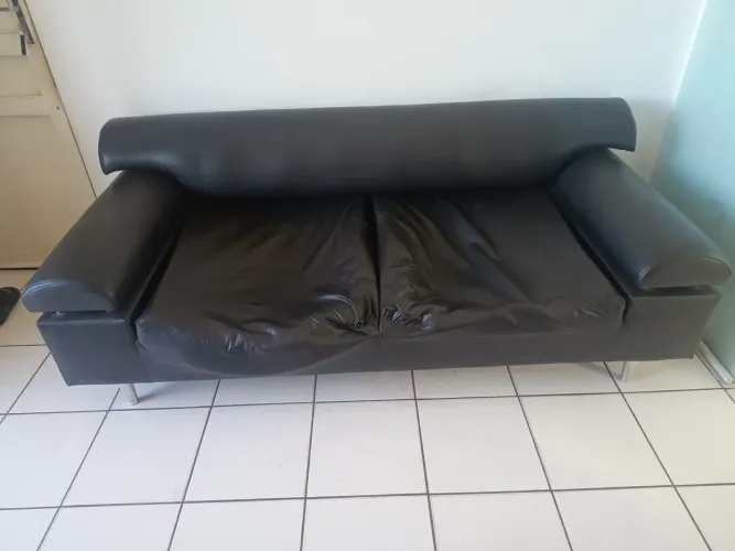 Sofa de couro legitimo 