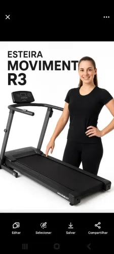 Esteira moviment R3 pouquíssimo uso