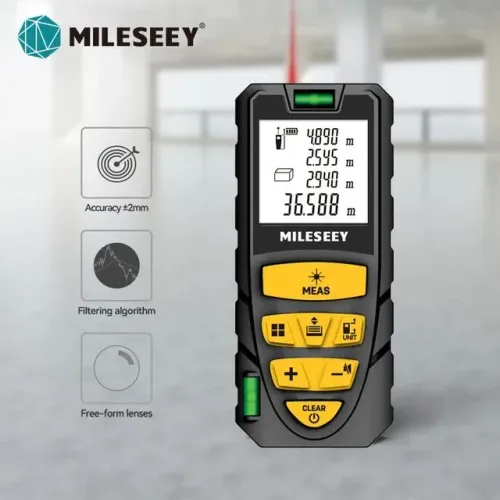 MILESEEY S2 40M - Trena Laser Digital De Alta Precisão Profissional