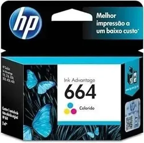 Cartucho de Tinta HP Preto 664 Original (Novo - Lacrado)