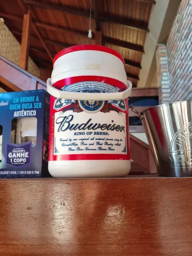 Balde de gelo cooler Budweiser