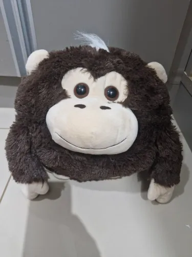 Pelúcia aquecedora de mãos Gorilla Plush 35cm Wabro