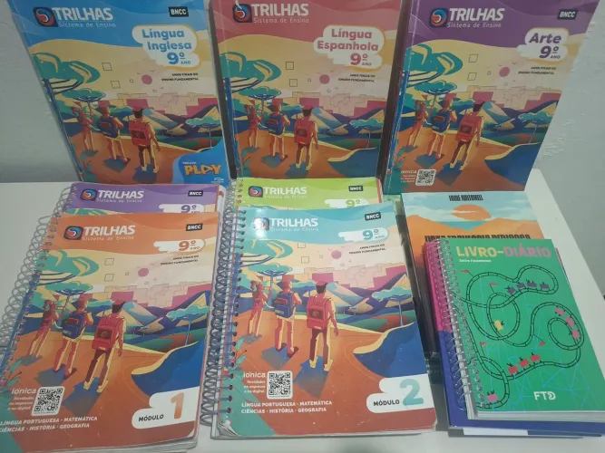 Livros Trilhas 9º Ano - Anos Finais- Coleção completa - Usados bem conservados