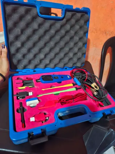 KIT COMBO USA TEST AZUL 12-24 V SONDA AUTOMOTIVA COM VISOR LCD 