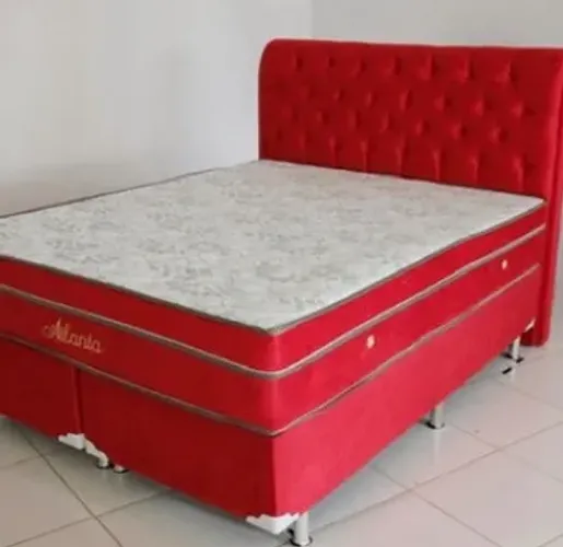 Cama box colchão molas d28 individual 