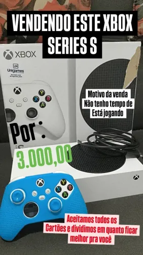 XBOX SÉRIE S, COM GARANTIA 