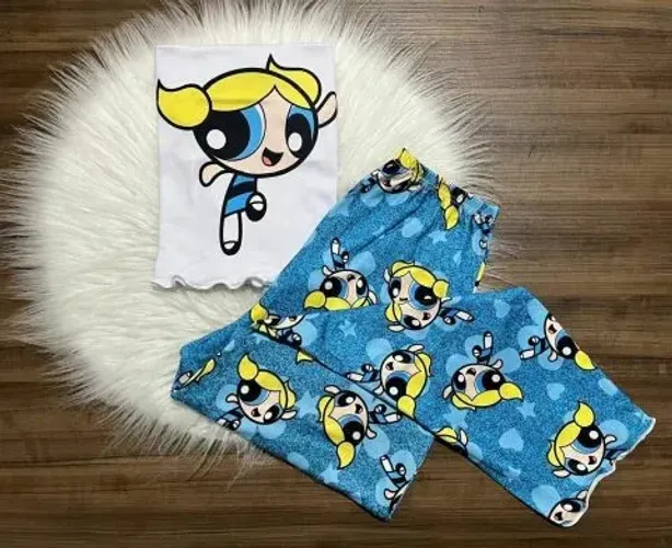 Pijama Blusa e calça infantil 